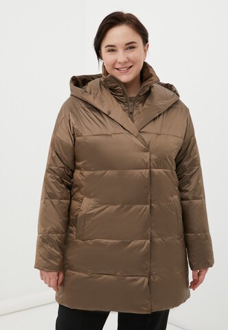 Finn Flare Between-season jacket in Brown: front