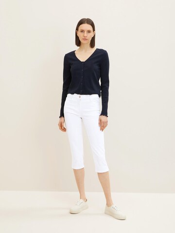 TOM TAILOR Slim fit Chino Pants 'Alexa' in White: front
