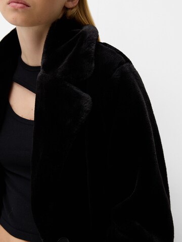 Manteau mi-saison Bershka en noir
