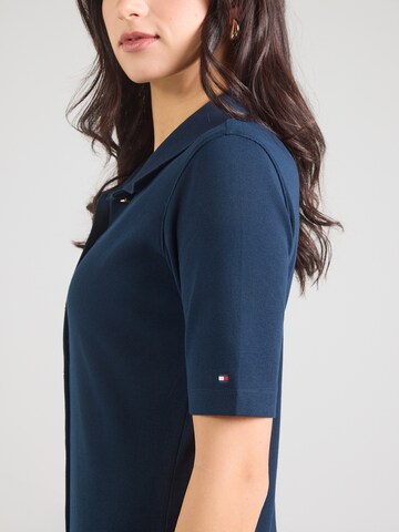 Robe-chemise 'GOLD BUTTON F&F MIDI DRESS' TOMMY HILFIGER en bleu
