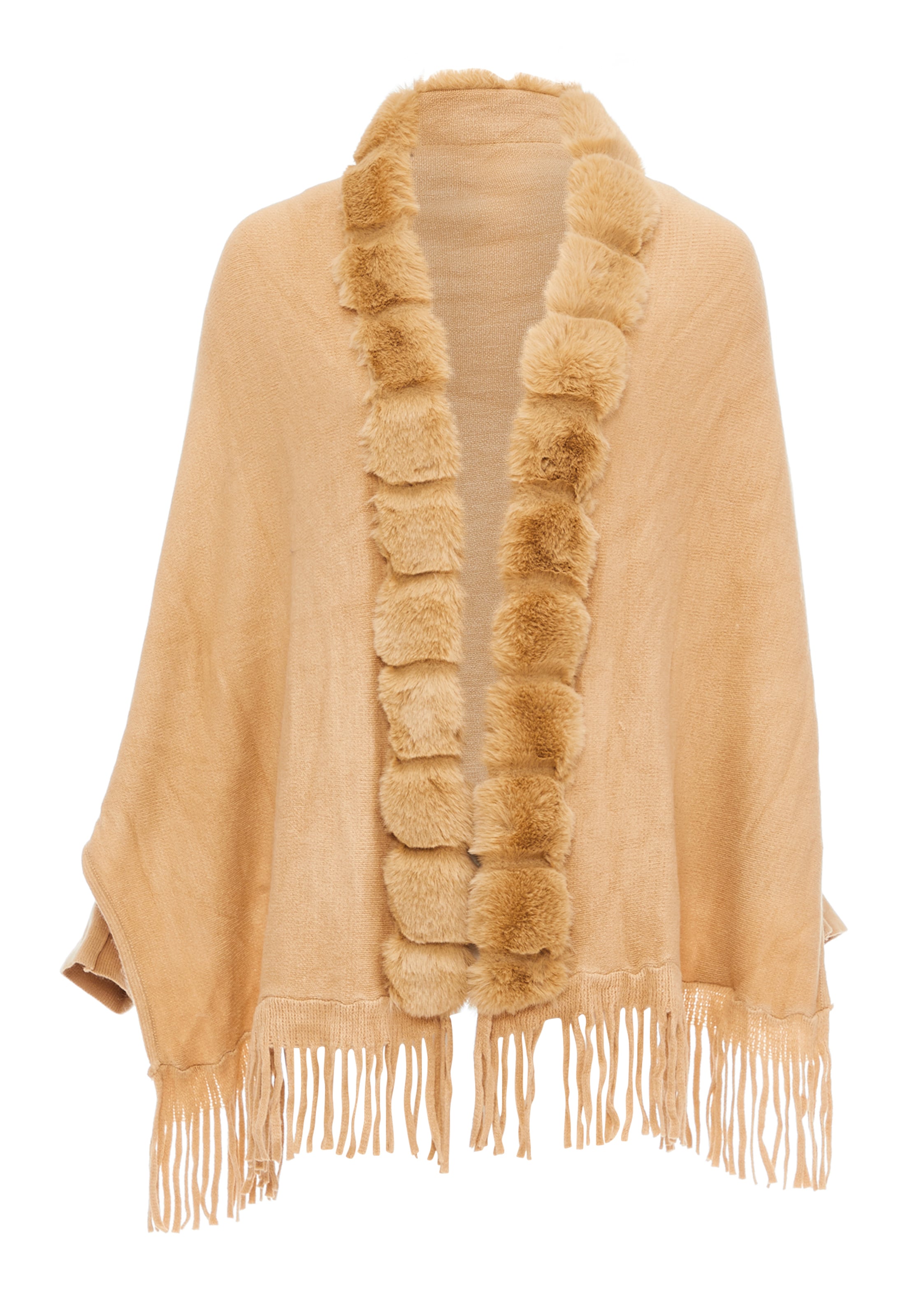 CHANI Cape in Beige: voorkant