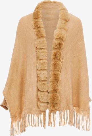 CHANI Cape in Beige: front