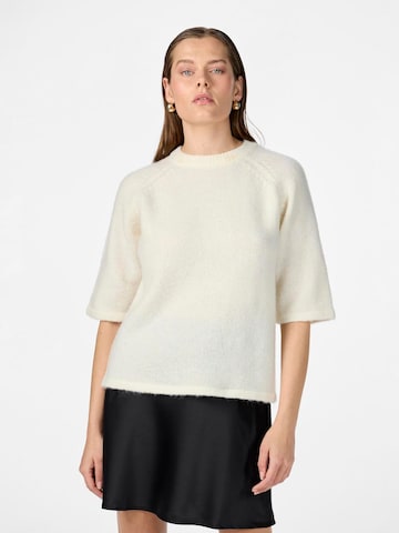 YAS Pullover 'YASANNE' in Weiß: Vorderseite