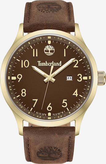 TIMBERLAND Analog Watch in Brown / Gold, Item view