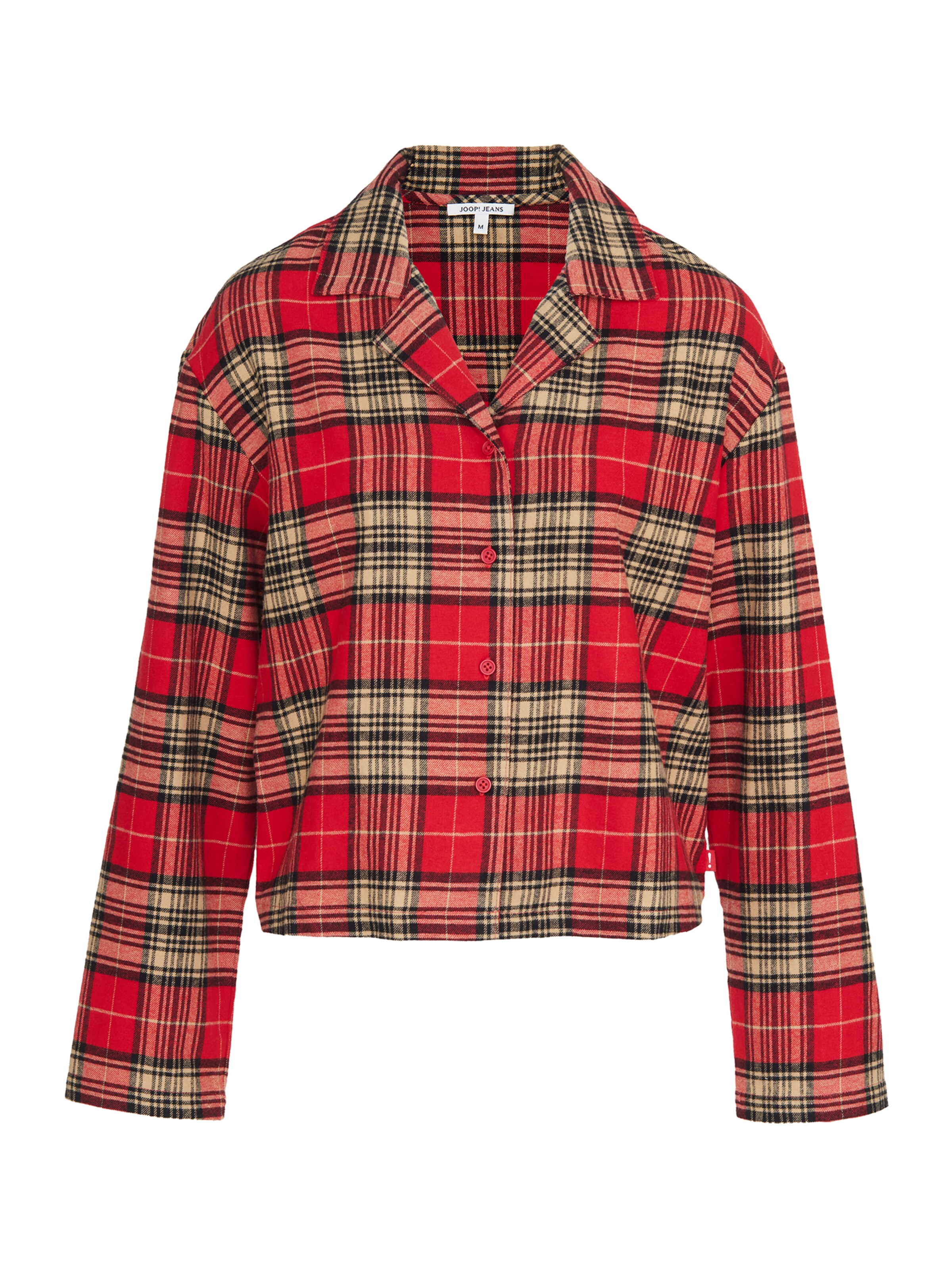 JOOP! Jeans - Camisa de pijama ' After Dark ' em vermelho: frente