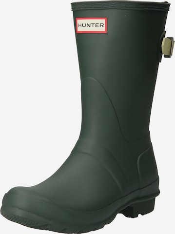 HUNTER Gummistiefel in Grün: predná strana