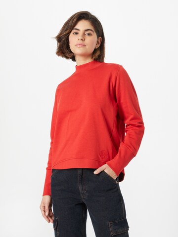 NÜMPH Sweatshirt 'NIKOLA' i röd: framsida