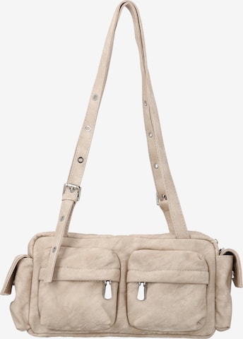 myMo ROCKS - Bolso de hombro en blanco: frente