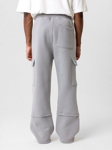 Dandalo Wide leg Cargo trousers 'Ruan' in Grey