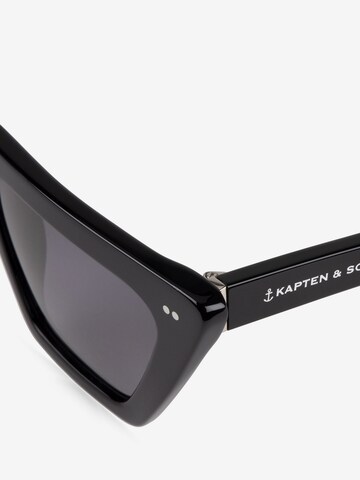 Kapten & Son Sonnenbrille 'Calais All Black' in Schwarz