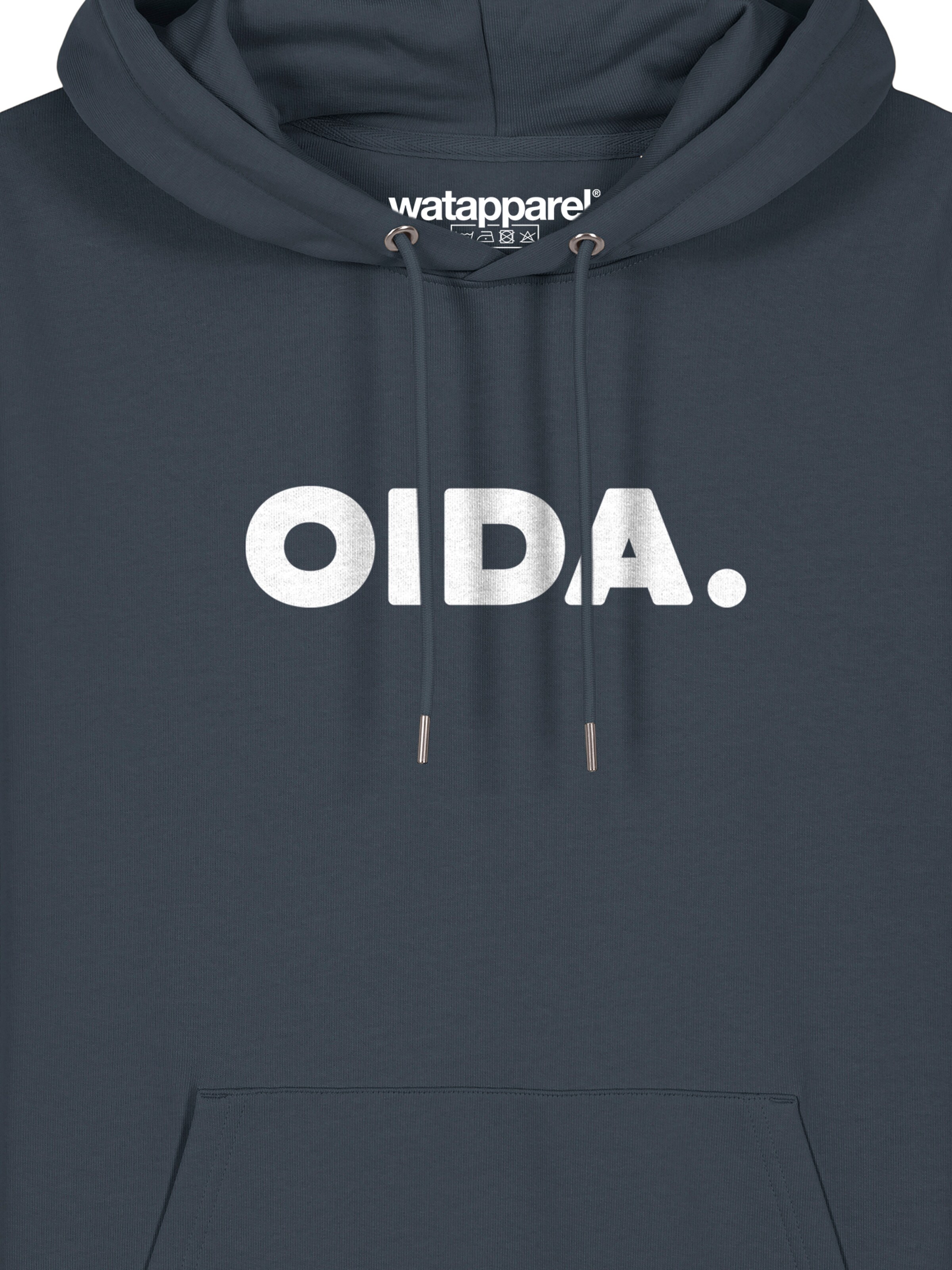 Watapparel Sweatshirt ' Oida ' in Grey