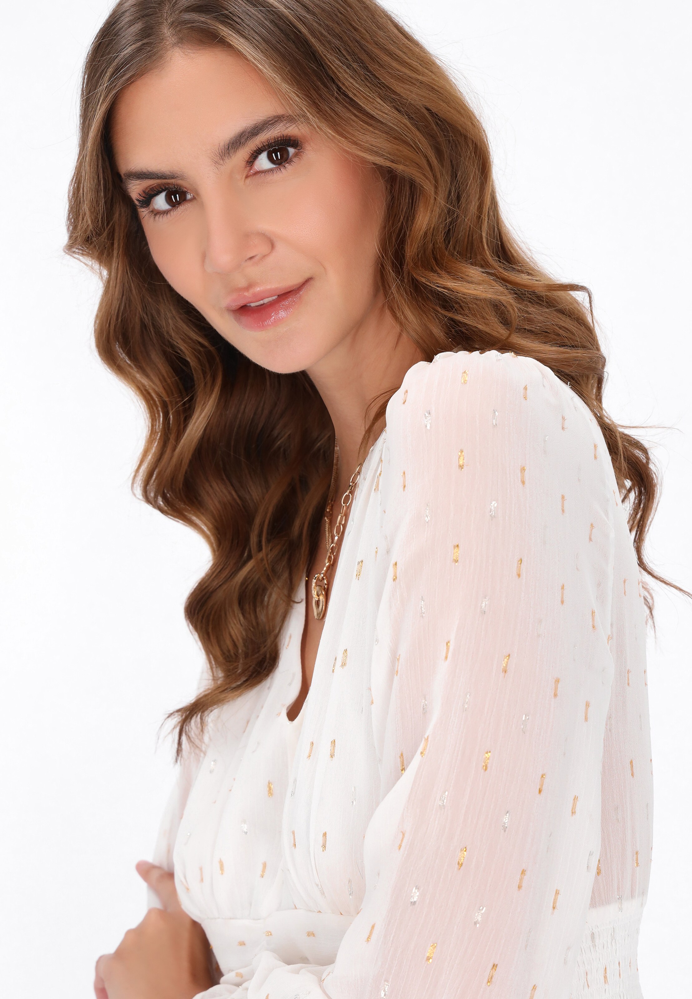 NAEMI Dress in White