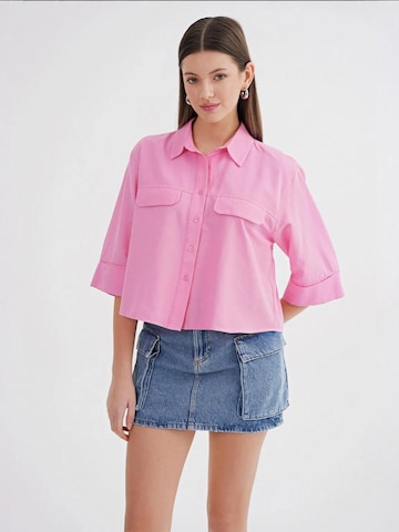 MixRay Bluse in Pink