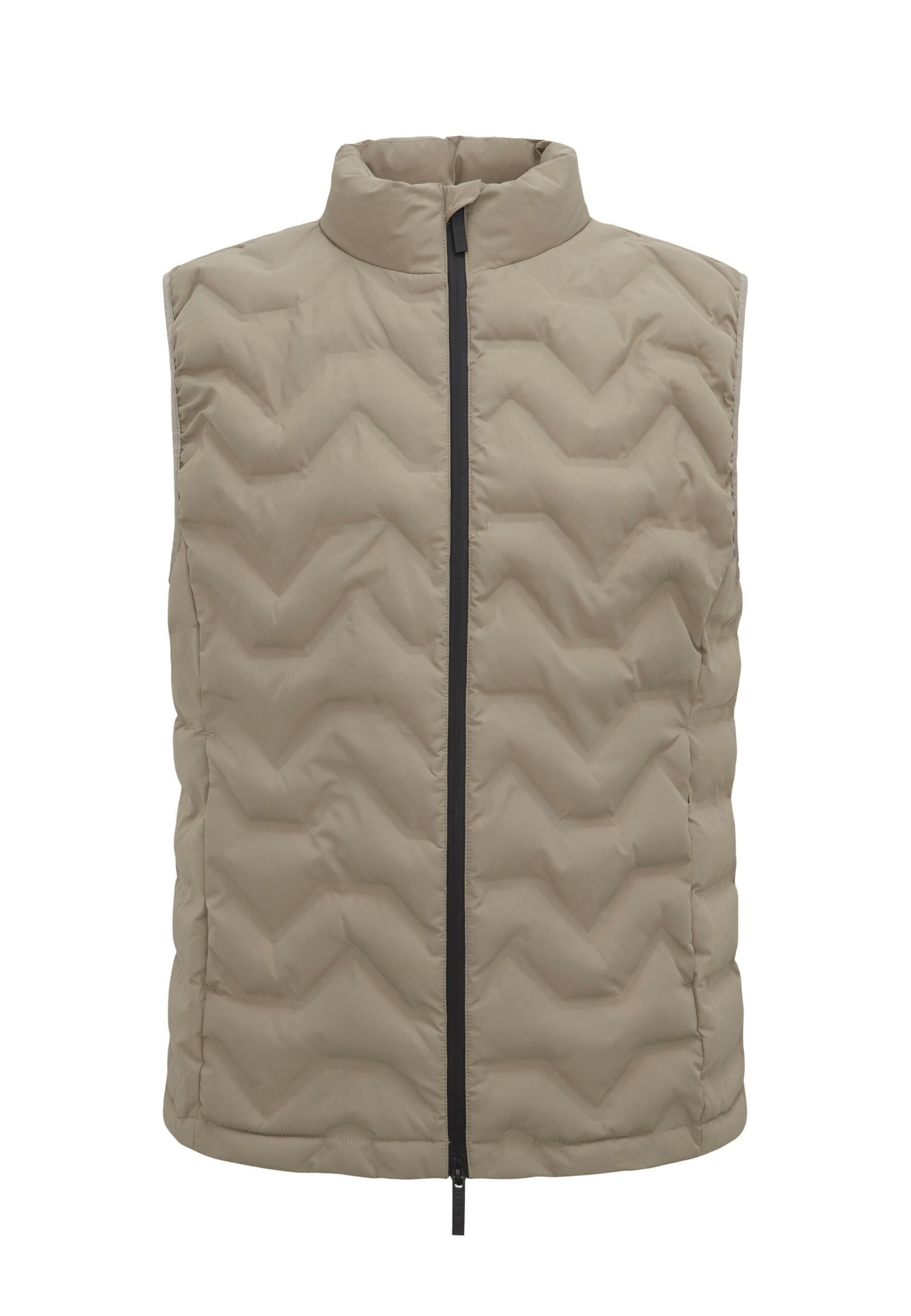 Born Living Yoga Sportbodywarmer 'Sepik' in Beige: voorkant