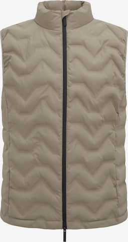 Gilet de sport 'Sepik' Born en beige : devant