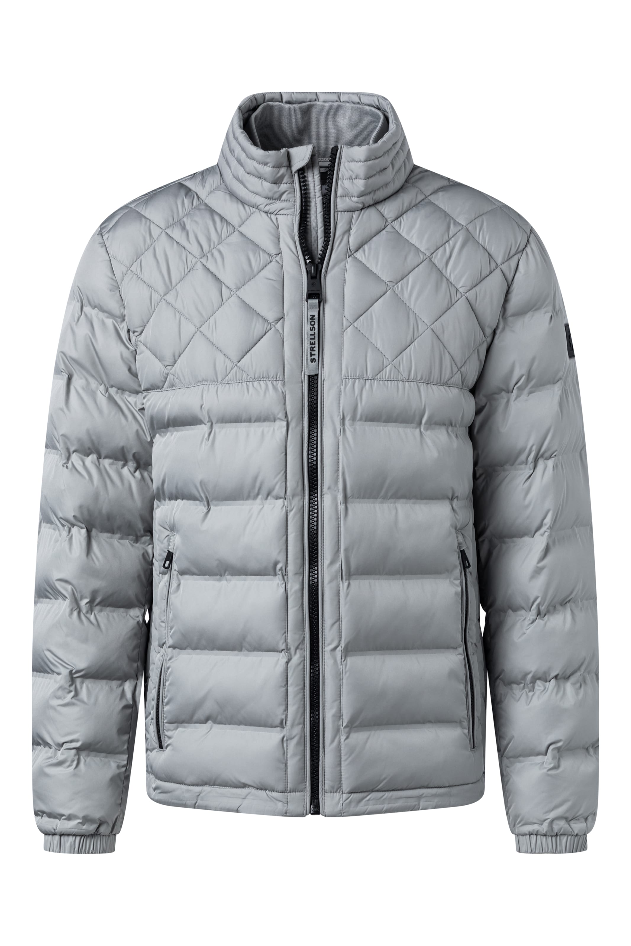 STRELLSON Демисезонная куртка 'Clason' в Серый: спереди