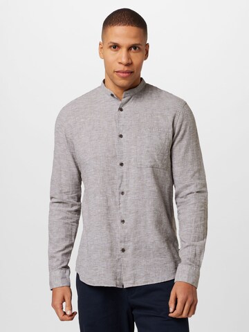 Matinique Regular fit Button Up Shirt 'Trostol China 4' in Grey: front