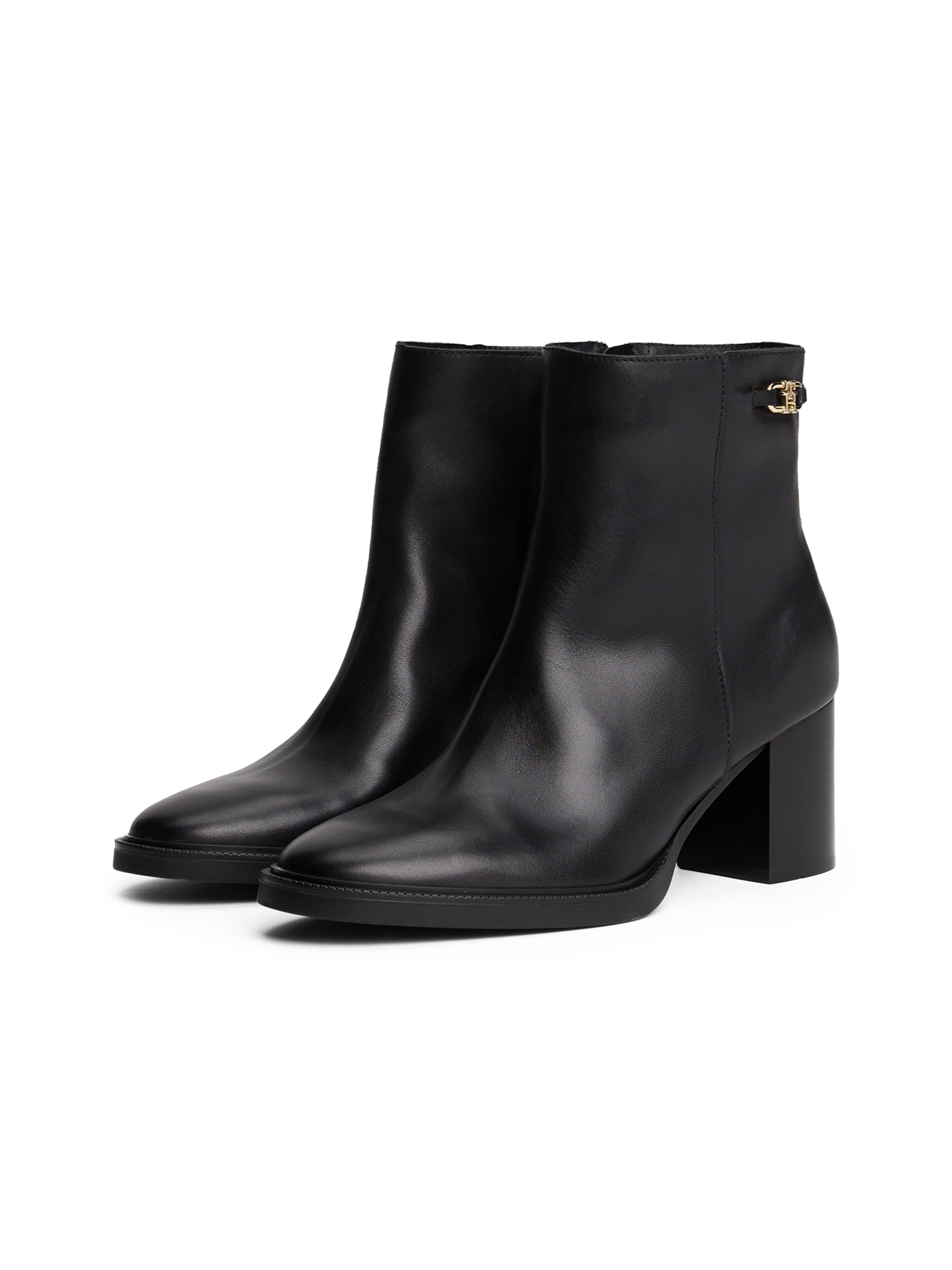 TOMMY HILFIGER Ankle Boots in Schwarz
