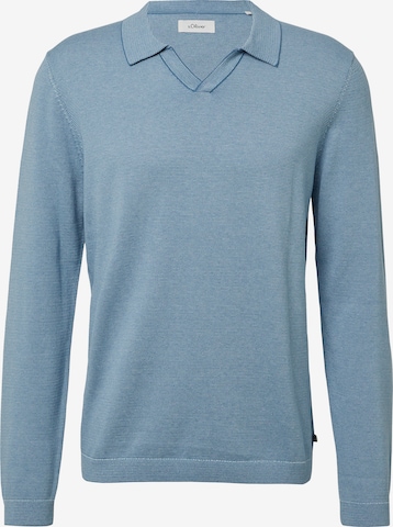 Pull-over s.Oliver en bleu : devant