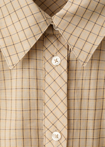 MANGO Shirt in Brown
