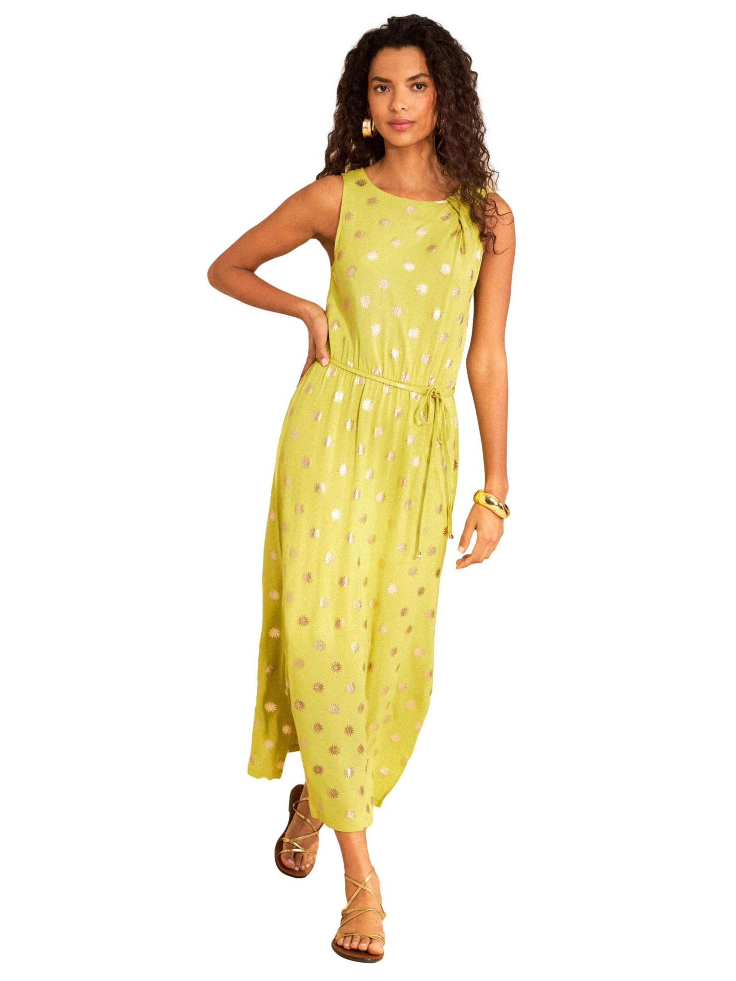 love & roses Šaty - Žltá: predná strana