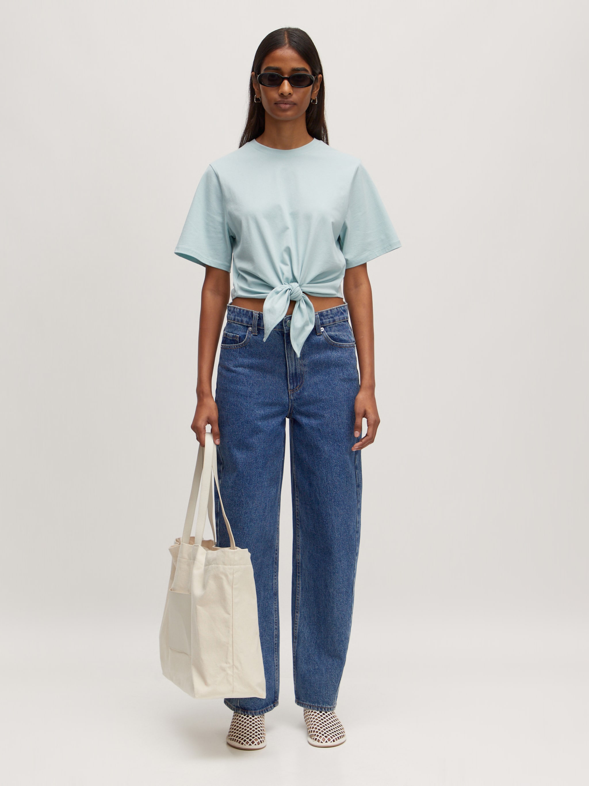 EDITED Produkte Shirts 'Domenica' pastellblau