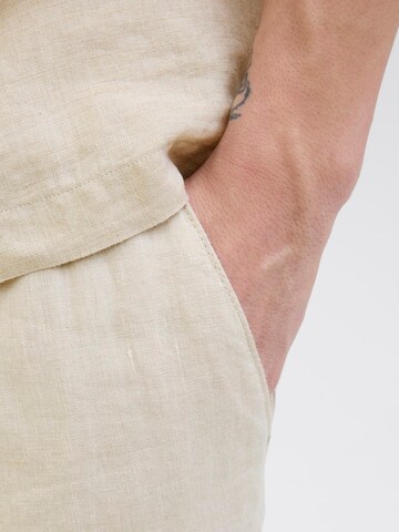 JACK & JONES Wide leg Chino 'JPSTBill JJLawrence' in Grijs