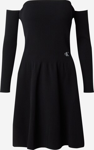 Calvin Klein Jeans Knitted dress in Black: front