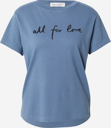 Marc O'Polo Majica | modra barva: sprednja stran