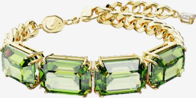 Swarovski Armband in de kleur Goud / Groen, Productweergave