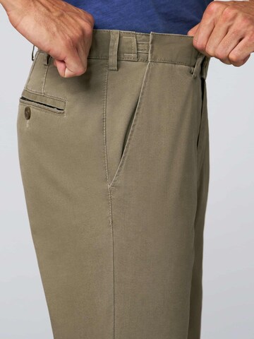 Regular Pantalon chino 'Oslo' MEYER en vert