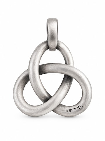 Pendentif 'TRINITY' REYTEL en argent : devant