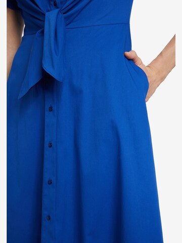 Vera Mont Hemdblusenkleid mit Knopfleiste in Blau