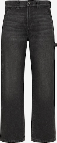 DICKIESLoosefit Cargo traperice 'Stevensville' - crna boja: prednji dio