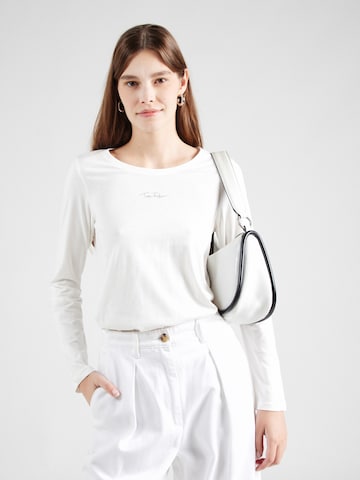 T-shirt TOM TAILOR en blanc : devant