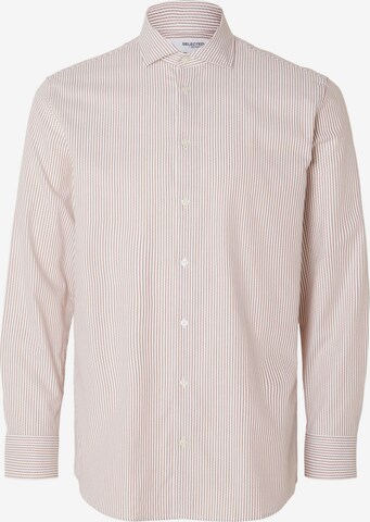 Chemise SELECTED HOMME en rose : devant