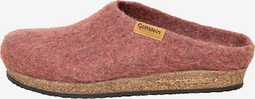 Stegmann Clogs 'RE Filz' in Rot: Vorderseite