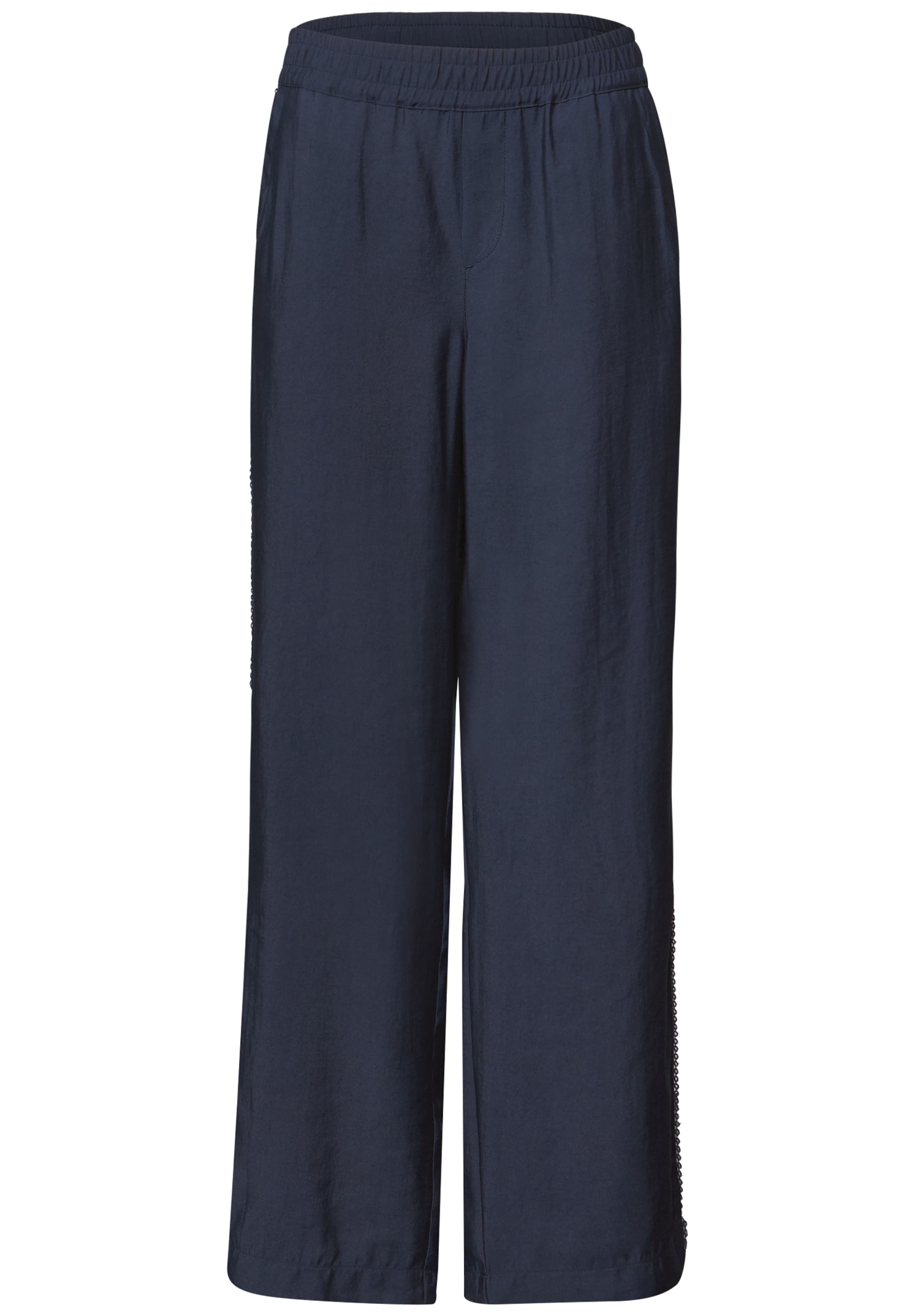 STREET ONE Loose fit Pants in Blue: front