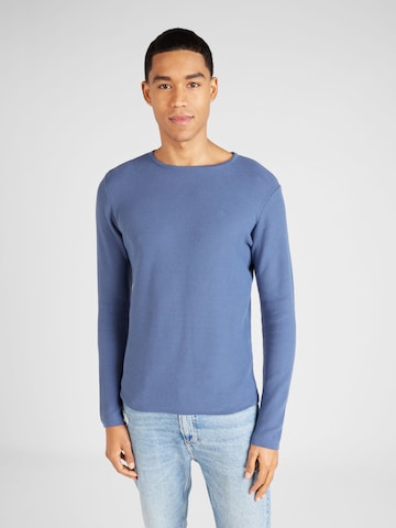 Clean Cut Copenhagen Sweater 'Lauritz' in Blue: front