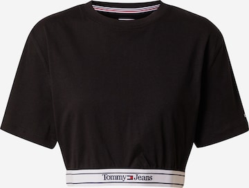 Tommy Jeans T-Shirt in Schwarz: predná strana