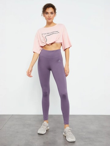 Skinny Leggings 'Gamaschen' Tommy Life en violet