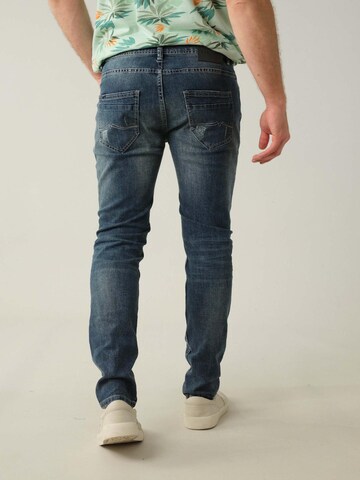 Deeluxe Slimfit Jeans 'Carlos' in Blauw