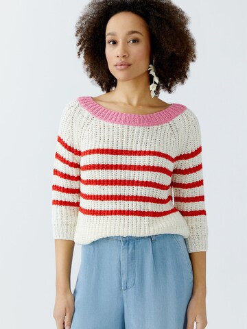 OUI Sweater in White: front