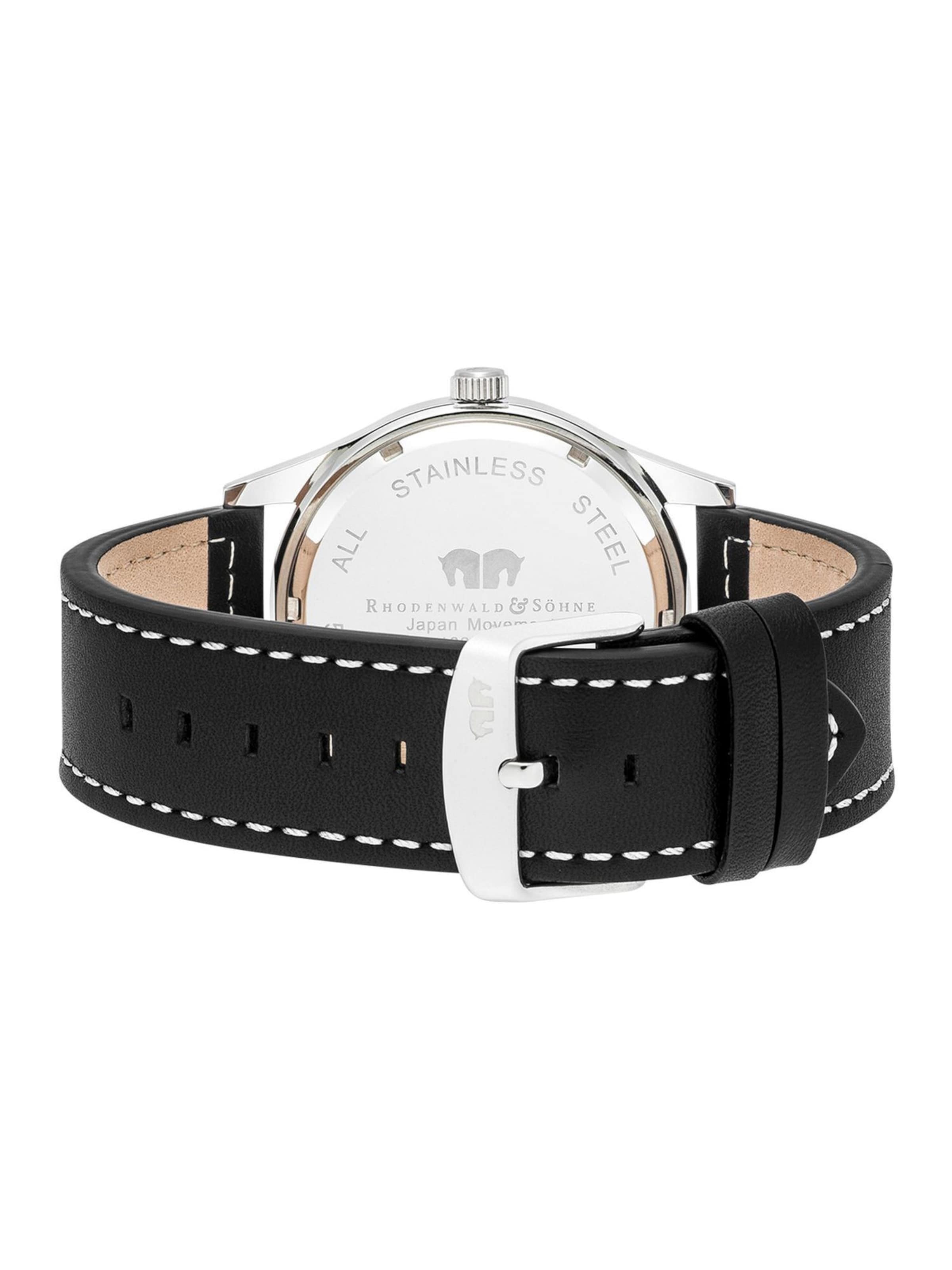 Rhodenwald & Söhne Analoog horloge in Zwart