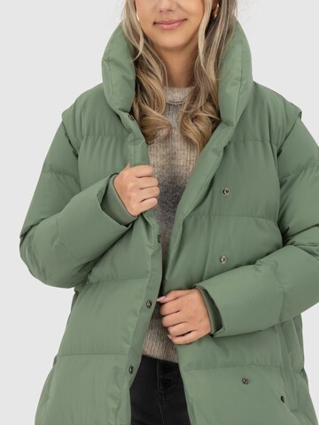 Alife and Kickin Vinterkappa 'FleurAK' i grön