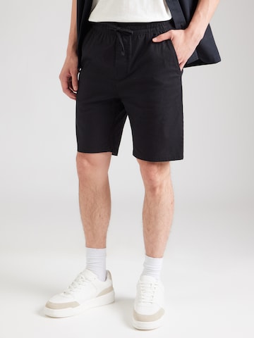 Only & Sons Slimfit Housut 'ONSREID' värissä musta: etupuoli