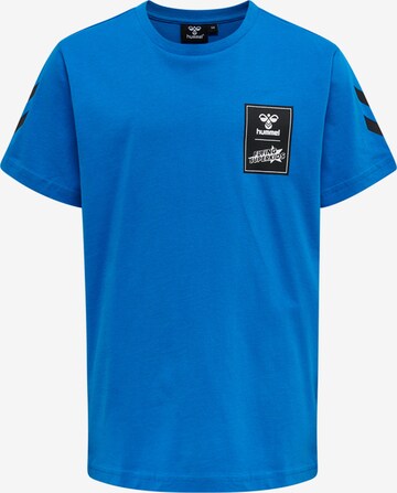 Hummel Shirt 'FLYING TRES' in Blauw: voorkant