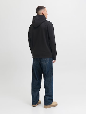 JACK & JONES Кофта на молнии 'JJTHATCHER' в Черный
