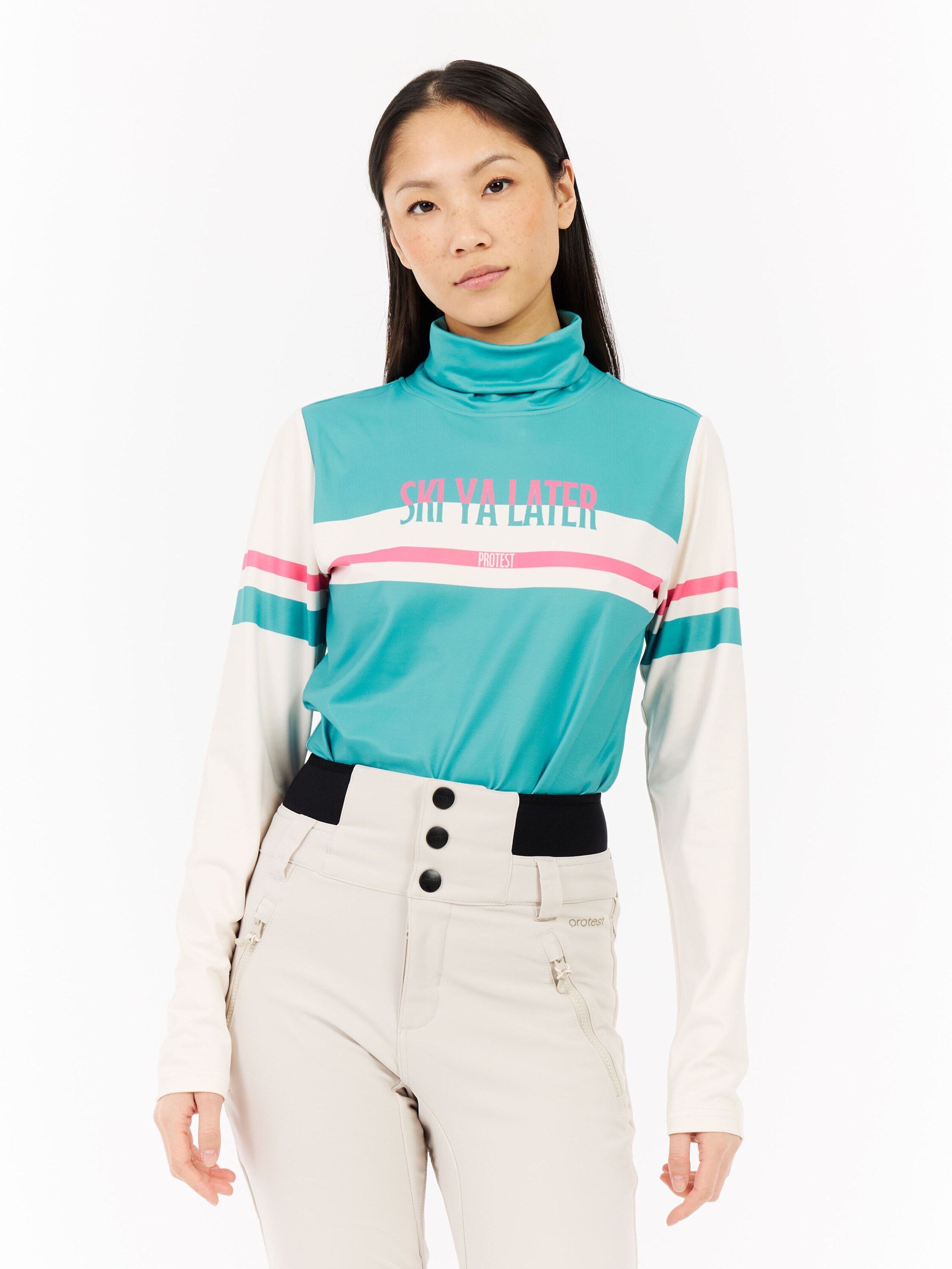 PROTEST Athletic Sweatshirt 'PRTCreate' in Blue: front