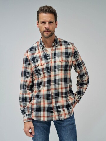 Salsa Jeans Regular Fit Hemd in Blau: Vorderseite